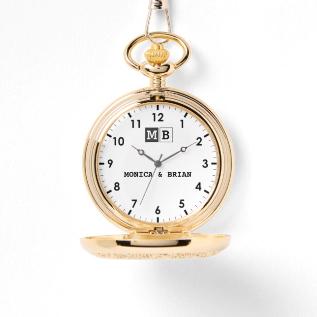 Romantic Elegant Classic style monogram  Armbandsur (Framsida)