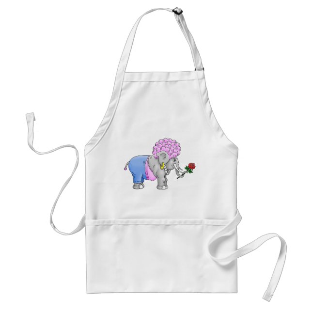 Romantic Elephant Förkläde (Framsidan)
