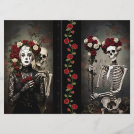 Romantic Ephemera Sheet  Kort