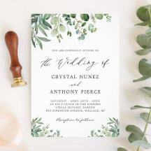 Romantic Eucalyptus Thmet Garden Wedding