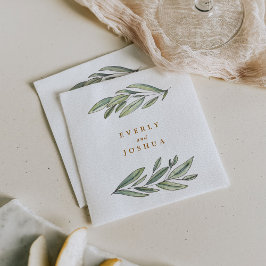 Romantic Evergreen Pappersservett