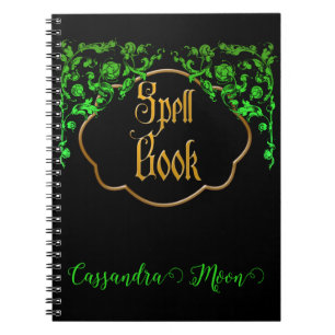 Romantic Fairytale Nature Magic Spell Bok Anteckningsbok