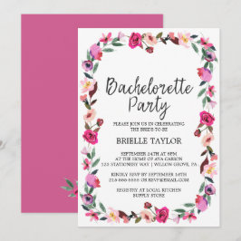 Romantic Fairytale Wandebachelorette Party Inbjudningar