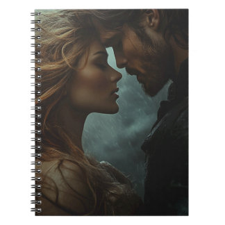 Romantic Fantasy Älskare i Storm Anteckningsbok