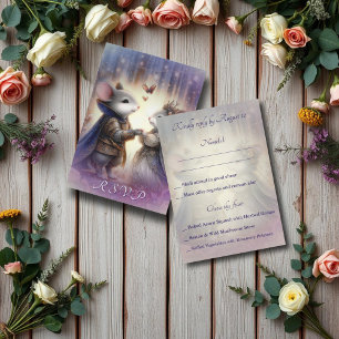 Romantic Fantasy Fairytale Bröllop OSA Kort