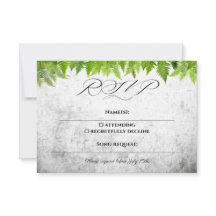 Romantic Ferns Löv Elegant Natural Bröllop