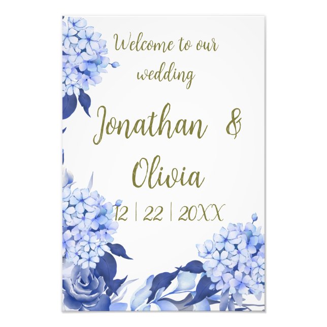 Romantic Field purple Flowers Fototryck (Framsidan)