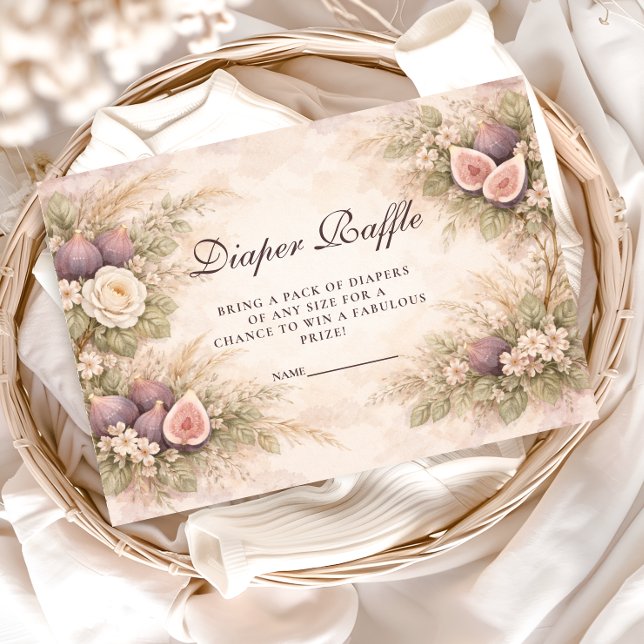 Romantic Fig Orchard Diapper Raffle Tilläggskort (Skapare uppladdad)