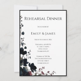 Romantic Floral Wedding Soft Elegant Inbjudningar