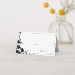 Romantic Floral Wedding Soft Elegant Placeringskort