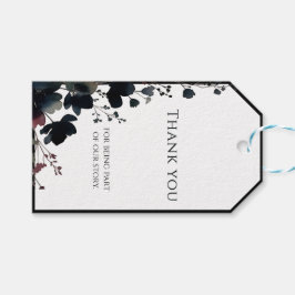 Romantic Floral Wedding Soft Elegant Presentetikett