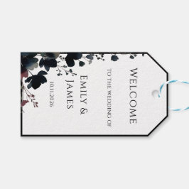 Romantic Floral Wedding Soft Elegant Presentetikett