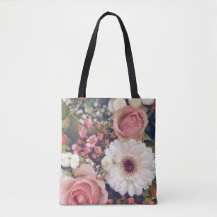 Romantic Flower Bouquet Tygkasse