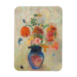 Romantic Flower Vase - Odilon Redon Magnet