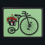 Romantic Flowers Bike Hitch Cover Dragkroksskydd<br><div class="desc">Romantisk Vintage Flowers Bike Hitch täcker MIGNED Painting Design - eller Välj / lägg till Färg / text i bakgrunden!</div>
