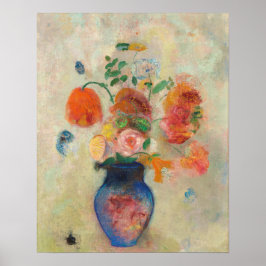 Romantic Flowers Bouquet - Odilon Redon Poster