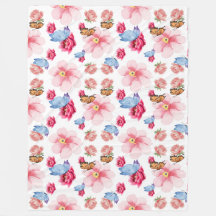 Romantic flowers in English cottage garden