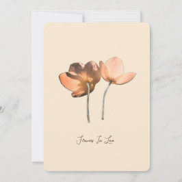 Romantic Flowers in Love – Botanical Fantasy Boho Julkort