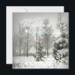 Romantic Forest Julgranar Winter Wedding Inbjudningar<br><div class="desc">Romantisk Forest Julgranar Vinterbröllopsinbjudning,  julbröllopsinbjudningar,  vinterbröllop förutom datumet,  vinterbröllopsfavoriter.</div>