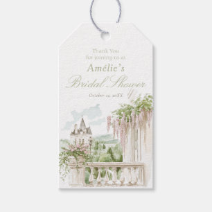 Romantic Fransk Garden Chateau Möhippa Presentetikett
