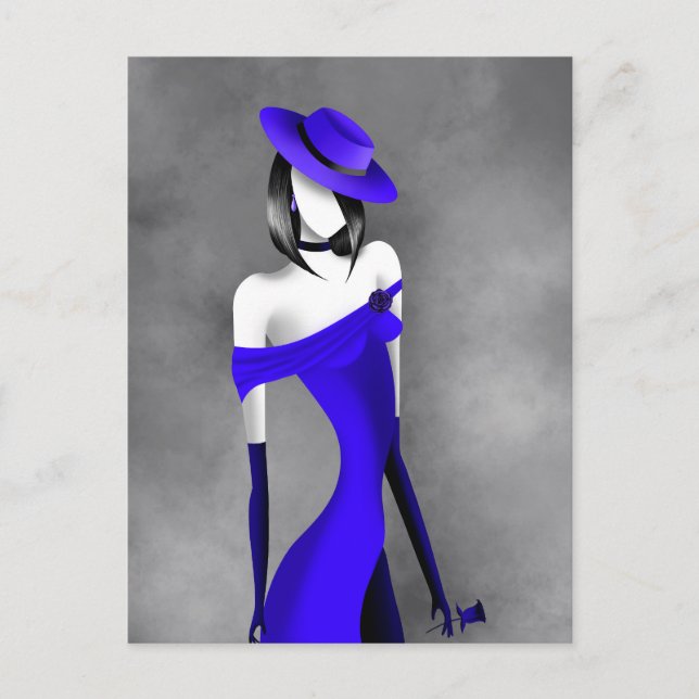 Romantic Gangster Dam med Ro vykort (Framsida)