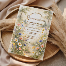 Romantic Garden Bloom Quinceañera