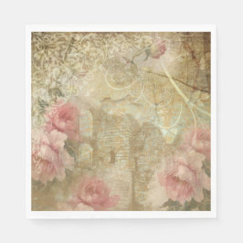 Romantic Garden - Pappersservett
