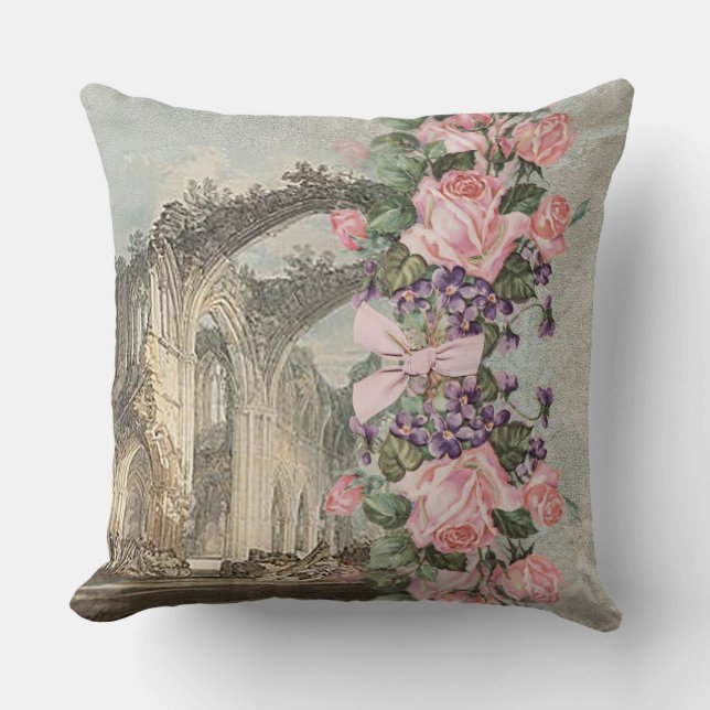 Romantic Garden - Pillow Kudde (Framsida)