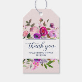 Romantic Garden Tack Favor Presentetikett