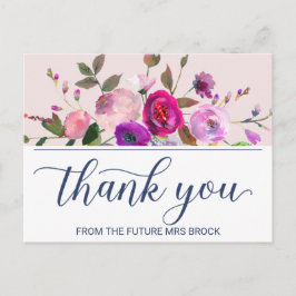 Romantic Garden Tack Vykort