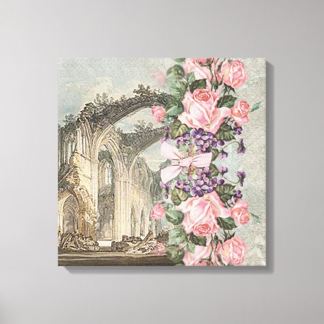 Romantic Garden - Wrapped Canvas (Framsida)