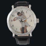 Romantic Gift | Ditt personliga foto med nummer Armbandsur<br><div class="desc">Personlig Photo with Your Favorite Family Photo Lägg enkelt till bilder i den här vaktmallen. I den här modellen kan du skapa ett annat foto på framsidan och baksidan av klockan. Underbar gåva till familj,  vänner,  föräldrar,  mor- och farföräldrar,  fru och barn.</div>