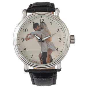 Romantic Gift   Ditt personliga foto med nummer Armbandsur