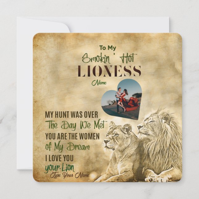 Romantic Gift för henne, gåva till fru (Framsida)