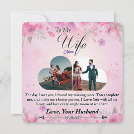 Romantic Gift för henne, gåva till fru