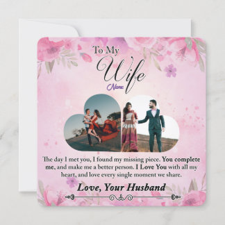 Romantic Gift för henne, gåva till fru