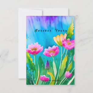 Romantic Gift-kort GiftOfLove,ShareTheLove Tack Kort