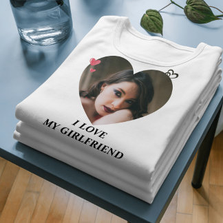 Romantic Gift Tee - I KÄRLEK MY GIRLFRIEND Shirt