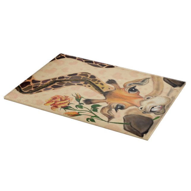 Romantic Giraffe - gentleman - Add your Text /Namn (Hörn)