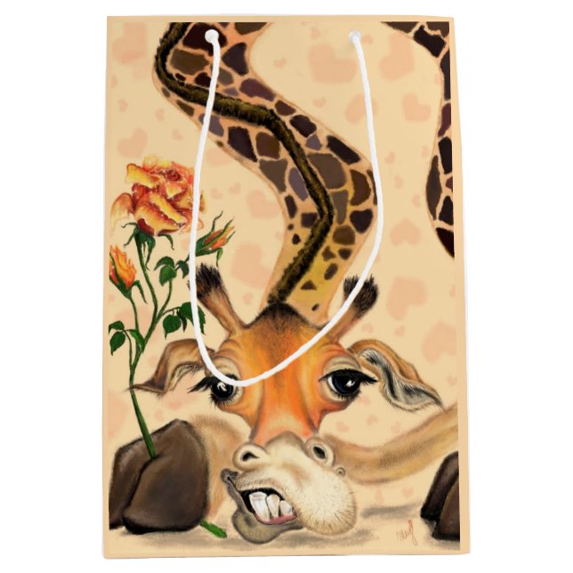 Romantic Giraffe - gentleman - Add your Text /Namn (Framsidan)