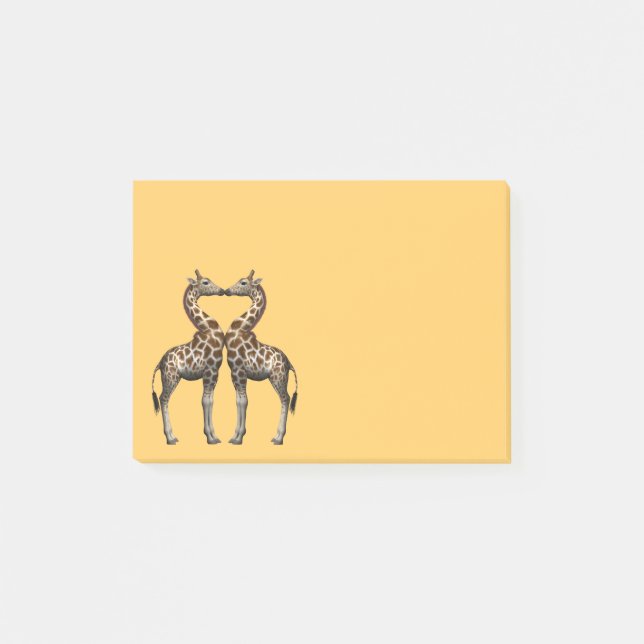 Romantic Giraffes Post-it Block (Framsida)