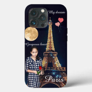 Romantic Girl Eiffel Torn Dream Fodral-Mate iPhon