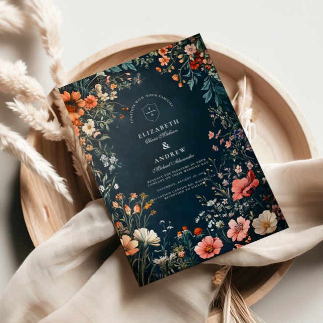 Romantic Gothic Bröllop Inbjudningar (Skapare uppladdad)