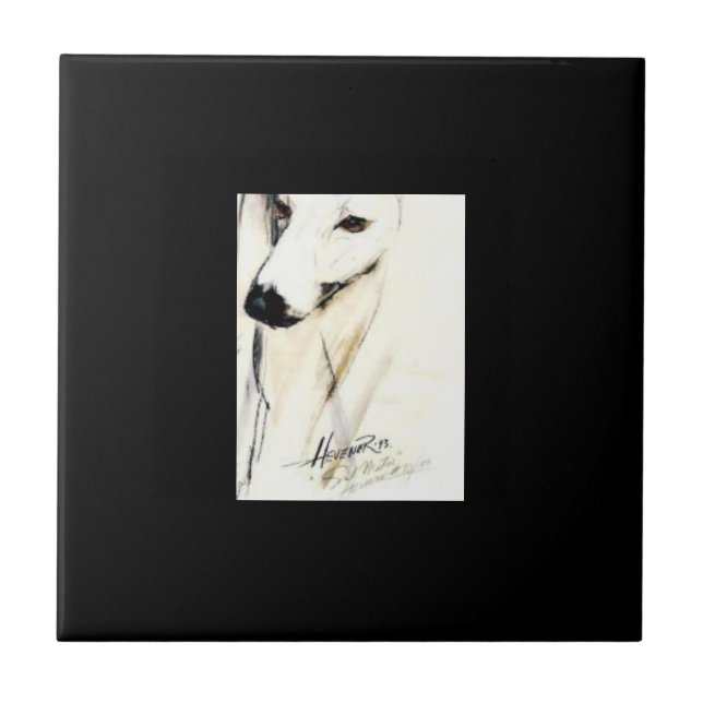 Romantic Greyhound . . . Kakelplatta (Framsidan)