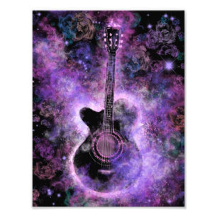 Romantic Guitar Music - Magic Ljud Fototryck