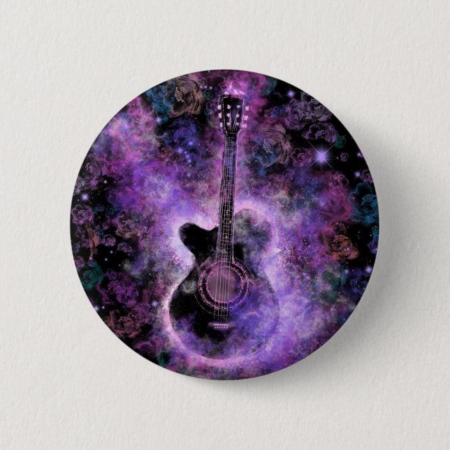 Romantic Guitar Music - Magic Space Knapp (Framsida)