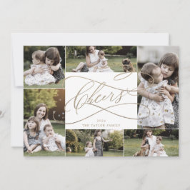 Romantic Guld Cheers New Years 7 Photo Family News Julkort