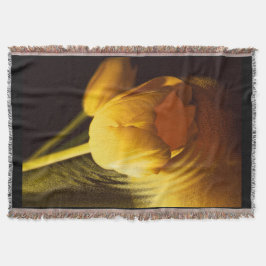 Romantic Gult Tulip Filt