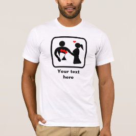Romantic Guy Logotyp - Anpassadet Tee