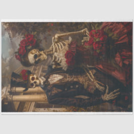 Romantic Halloween Skeleton par Decoupage